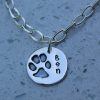 Pawprint Round Charm