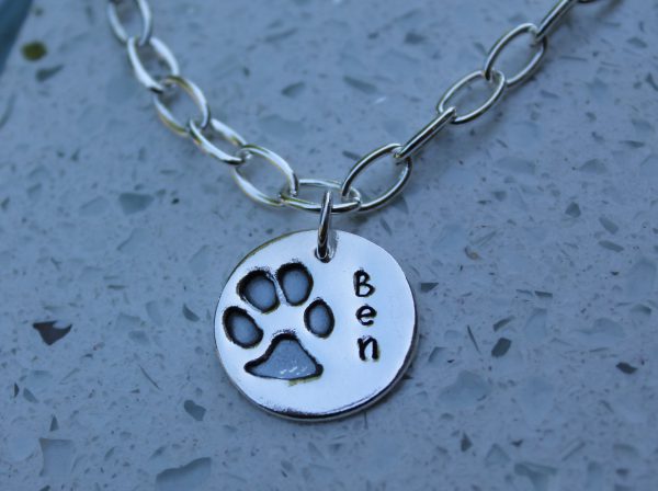 Pawprint Round Charm